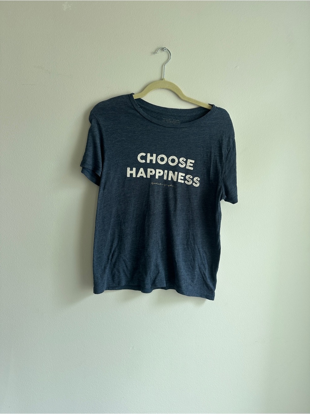 Spiritual Gangster Navy 'Choose Happiness' Graphic Tee